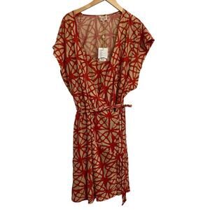 Anthropologie Plenty By Trace Reese 2 Piece Linen Dress Size Large Natural